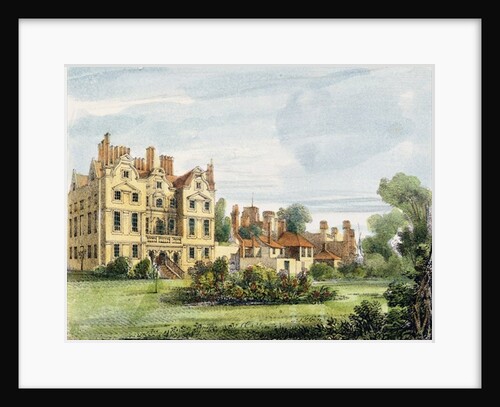 North Front, Old Palace by George Ernest (after) Papendiek