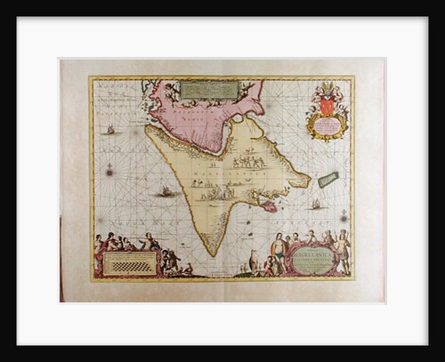 Tabula Magellanica, Quatierrae del Fuego by Pieter and Valk Gerard (1651-1726) Schenk