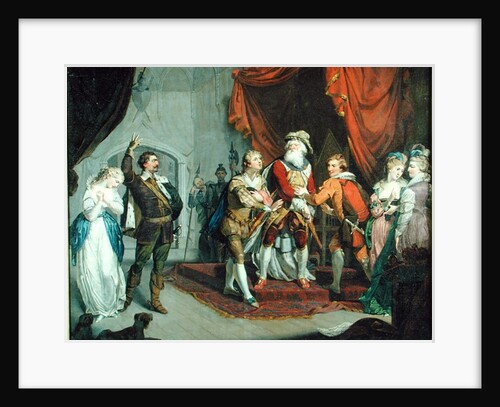 Cordelia Championed by the Earl of Kent by English School