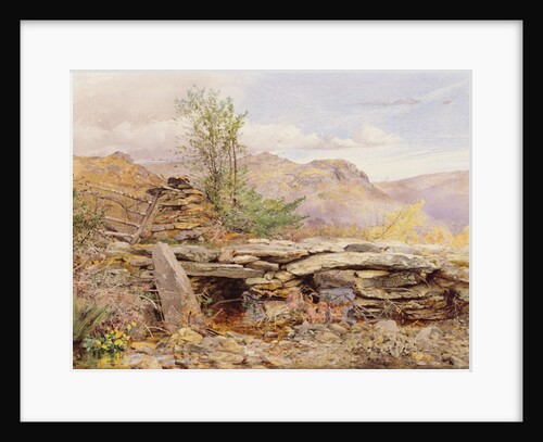 Pentre Ddu Bridge, North Wales by Thomas Collier