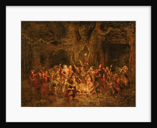 Herne's Oak from 'The Merry Wives of Windsor' by William Shakespeare, c.1857 by George Cruikshank