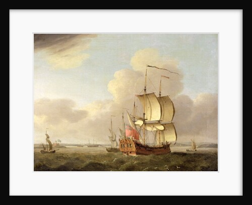 Shipping in the Thames Estuary, c.1761-66 by Thomas Mellish