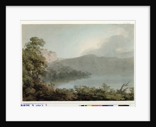 Lake of Vico Between Rome and Florence, 1783 by John Robert Cozens