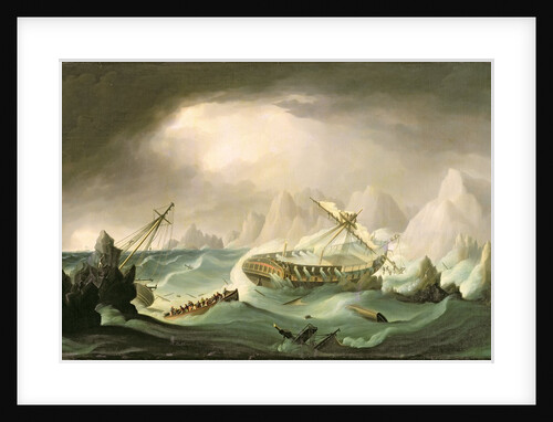 Shipwreck off a Rocky Coast by Thomas Buttersworth