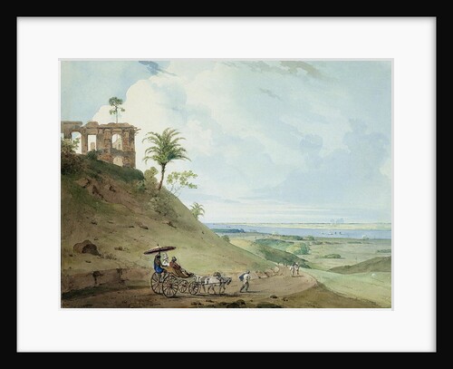 Ruins on Pir Pihar, near Monghy, Bihar, 1790 by Thomas & William (1769-1837) Daniell