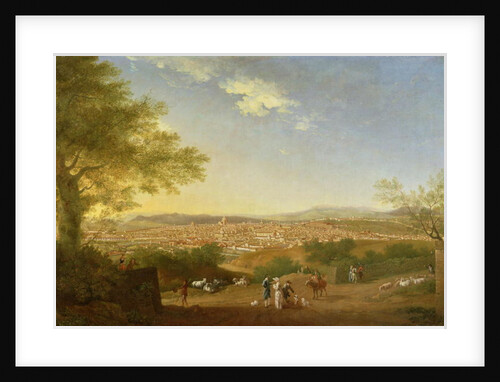 A Panoramic View of Florence from Bellosguardo, 1775 by Thomas Patch