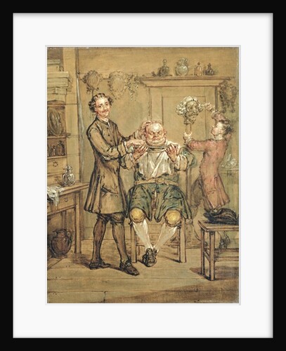 The Barber, c.1760-69 by Marcellus the Younger Laroon