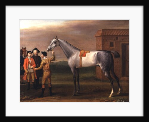 Lamprey, with his owner, Sir William Morgan, at Newmarket, 1723 by John Wootton