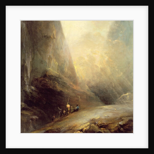 Mountain Landscape with Banditti, c.1780 by Elias Martin