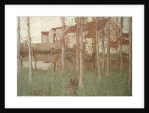 The Haunted Chateau, Grez-sur-Loing, 1896 by David Gauld