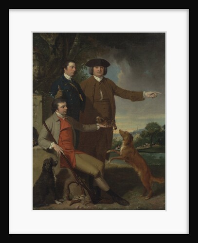 Self Portrait with Father and Brother, c.1760-62 by John Hamilton Mortimer