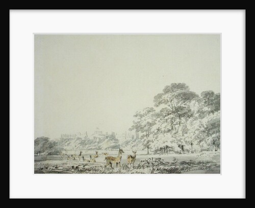 Windsor Castle and Park with Deer by Joseph Mallord William Turner