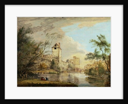 An Unfinished View of the West Gate, Canterbury, c.1790-1800 by Paul Sandby