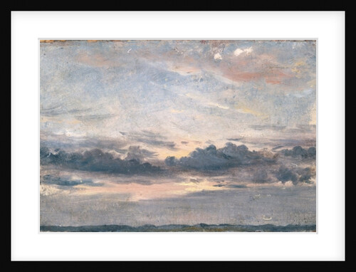 A Cloud Study, Sunset, c.1821 by John Constable