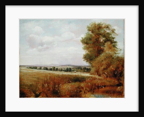 Landscape at Hampstead with Harrow in the Distance, c.1849-55 by Lionel Constable