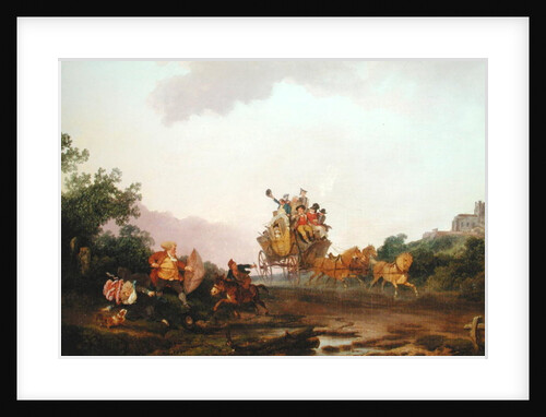 Revellers on a Coach, c.1785-90 by Philip James de Loutherbourg