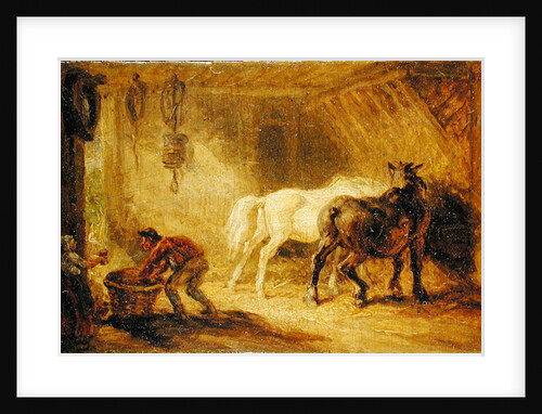 Interior of a Stable, c.1830-40 by James Ward