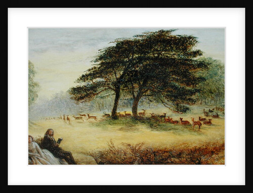 Lovers in Richmond Park by James Smetham