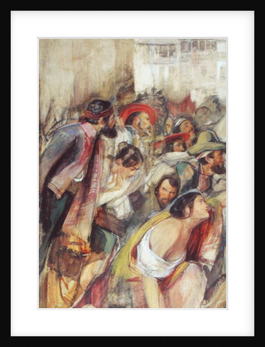 Study for the Proclamation of Don Carlos, c.1834-28 by John Frederick Lewis