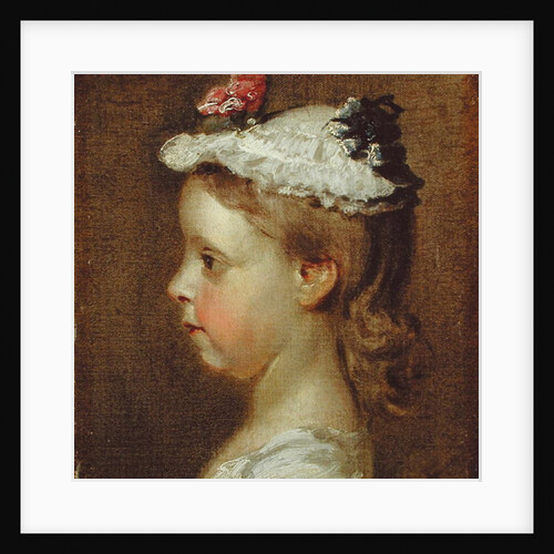 Study of a Girl's Head, c.1740-50 by William Hogarth