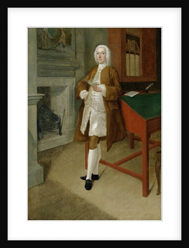 An Unknown Man in a Library, c.1740-41 by Anthony Devis