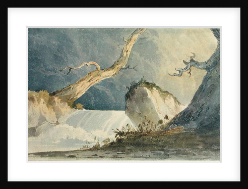 Waterfall in a Desolate Landscape by John Sell Cotman