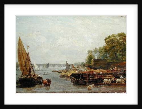 Westminster Bridge, c.1820-30 by Frederick Nash
