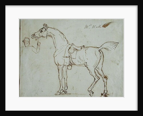 A Racehorse, Bridled and Saddled by James Seymour