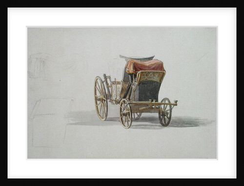 A Coach with Royal Coat of Arms, c.1764 by Paul Sandby
