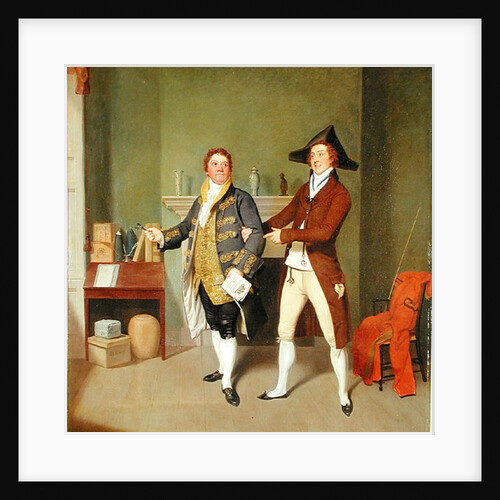 John Quick and John Fawcett in Thomas Moreton's 'The Way to Get Married', 1796 by Samuel de Wilde