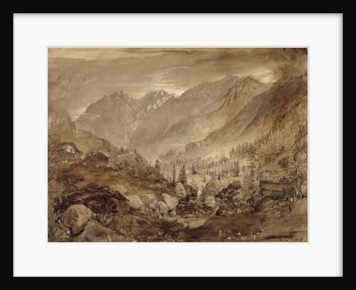 Mountain Landscape, Macugnaga, 1845 by John Ruskin