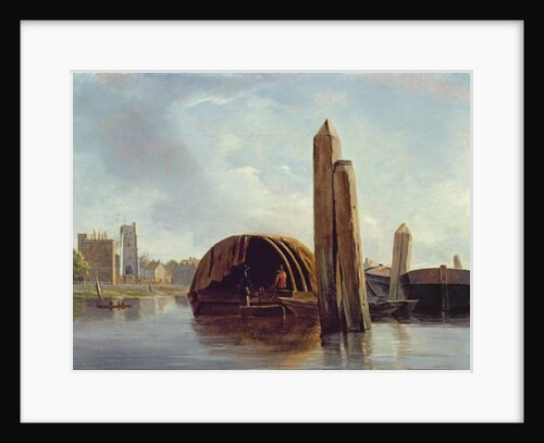 A View of Lambeth by English School