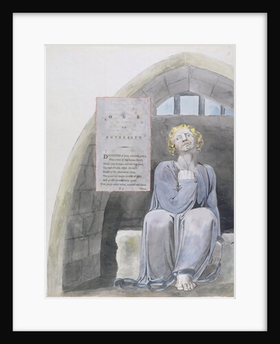 Ode to Adversity, design 37 from 'The Poems of Thomas Gray', 1797-98 by William Blake