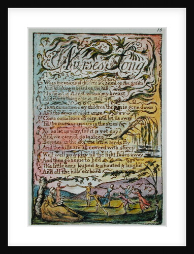 Nurse's Song by William Blake