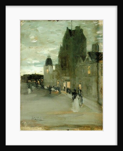Street in Oban, Night by James Guthrie