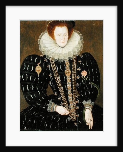 Portrait of Lady Elizabeth Knightley, 1591 by Marcus the Younger Gheeraerts