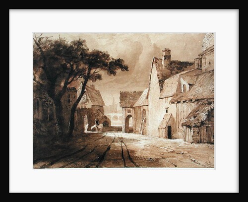 Study of Old Buildings by Samuel Palmer