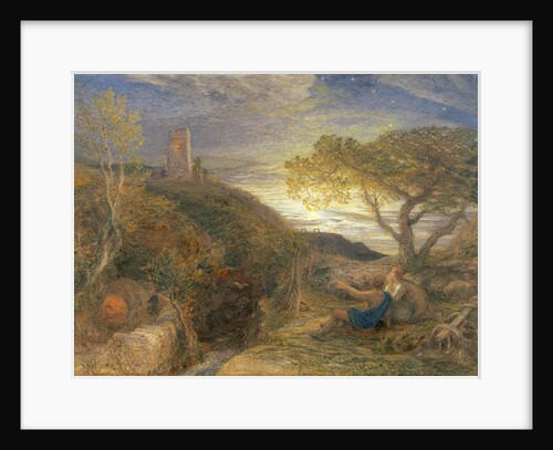 The Lonely Tower, 1868 by Samuel Palmer