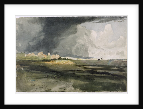 At Hailsham, Sussex: A Storm Approaching, 1821 by Samuel Palmer