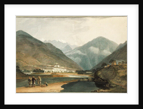 The Former Winter Capital of Bhutan at Punakha Dzong, 1783 by Samuel Davis