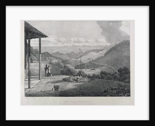 View from Kotagherry Looking Down the Plains of Coimbetoor by Captain E. A. McCurdy