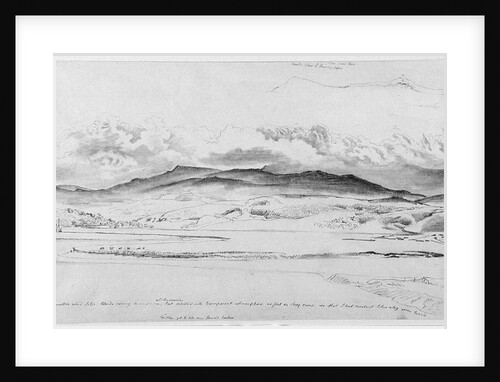 Mountain Panorama in Wales - Cader Idris by Cornelius Varley