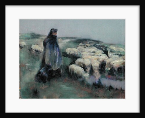 A Shepherdess, c.1890-95 by William Kennedy