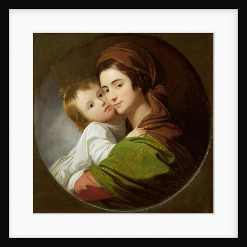 The Artist's Wife, Elizabeth, and their son Raphael, c.1773 by Benjamin West