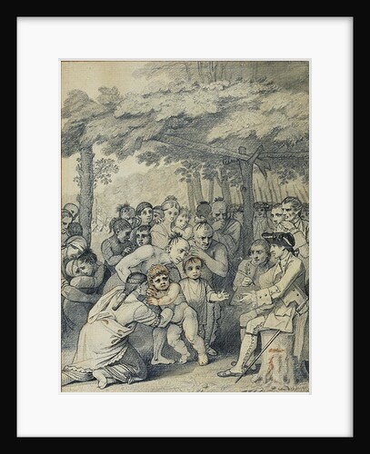 The Indians Delivering up the English Captives to Colonel Bouquet near his camp at the folks of Muskingum, North America in November 1764, c.1769 by Benjamin West