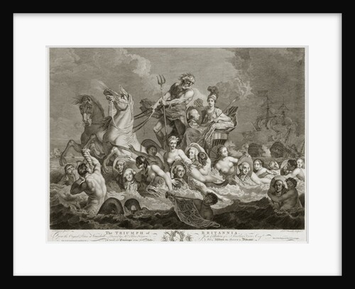 The Triumph of Britannia, c.1765 by Simon Francois Ravenet