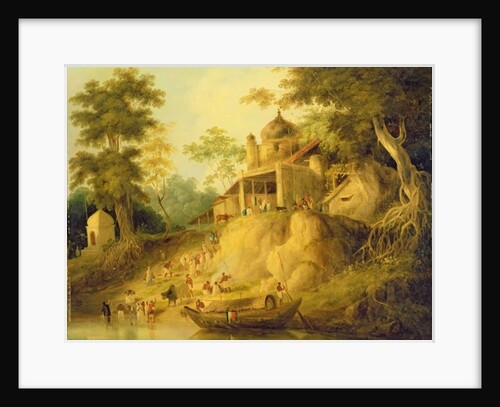 The Banks of the Ganges, c.1820-30 by William Daniell
