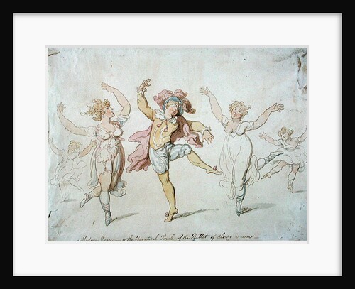 Modern Grace or, The Operatical Finale of the Ballet of 'Alonzo e caro' by Thomas Rowlandson