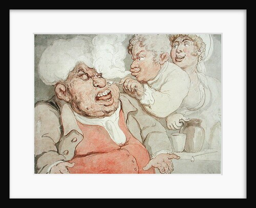 Taunting Smoke from a Pipe, 1823 by Thomas Rowlandson