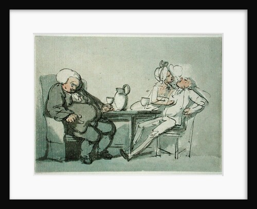 The Doctor Overcame by Thomas Rowlandson